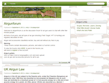 Tablet Screenshot of airgunforum.co.uk